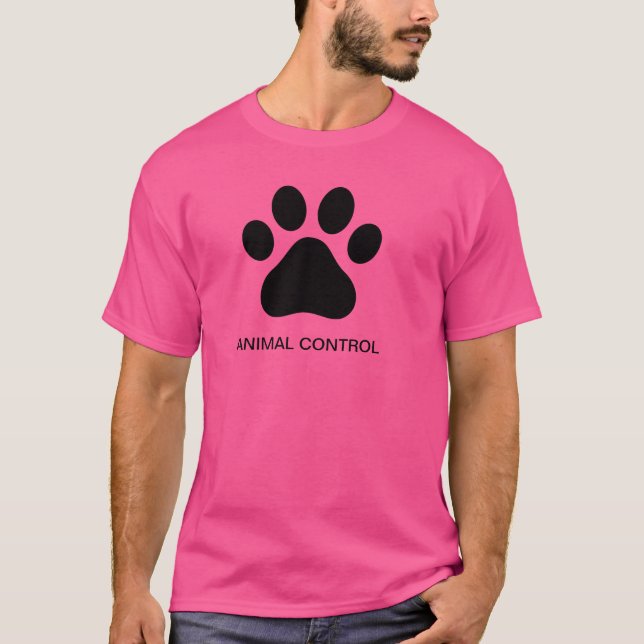 Camiseta animal del control (Anverso)