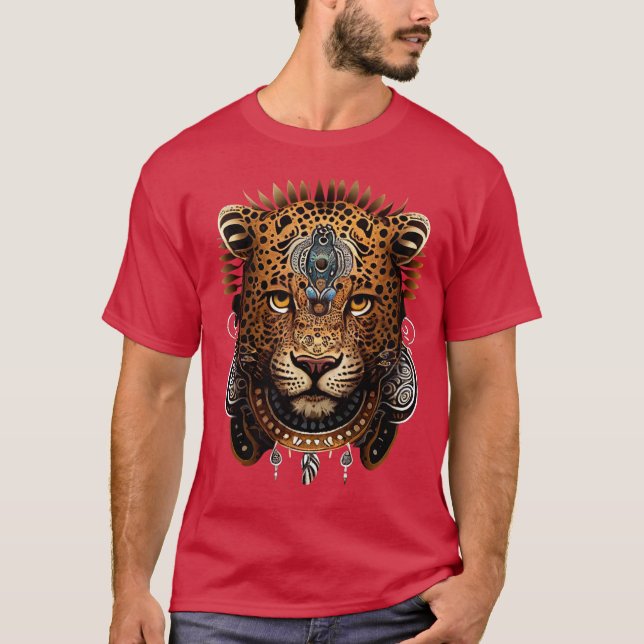 Camiseta animal del espíritu de Jaguar (Anverso)