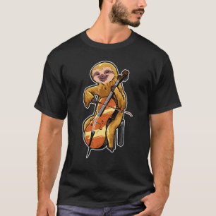Camiseta Animal del jugador de música Cello Slolista