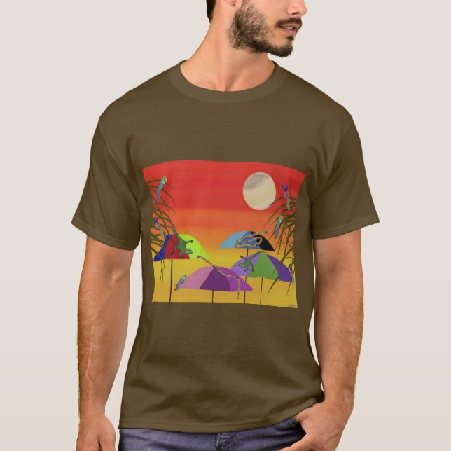 Camiseta animal del oasis (Anverso)