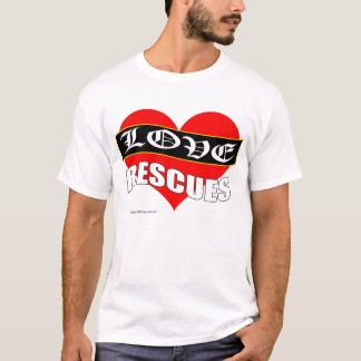 Camiseta animal del rescate de las mujeres