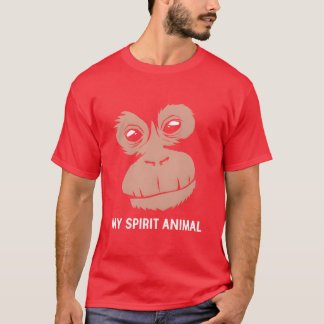 Camiseta Animal del zoológico mi animal espiritual orangutá