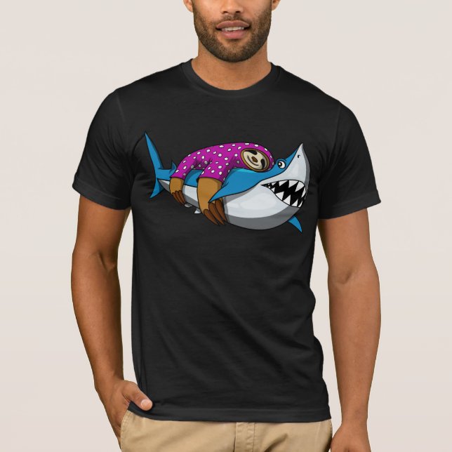 Camiseta Animal divertido del océano de la pereza del (Anverso)