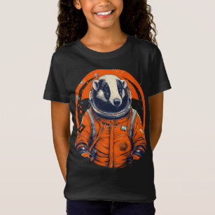 Camiseta Animal en el Espacio Badger 1