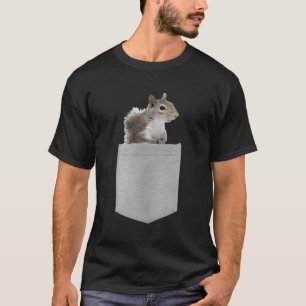 Camiseta Animal En Tu Bolsillo Raya Gris Estadounidense