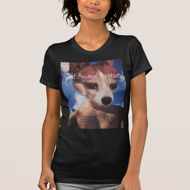 Camiseta Animal espiritual aprobado (Anverso)