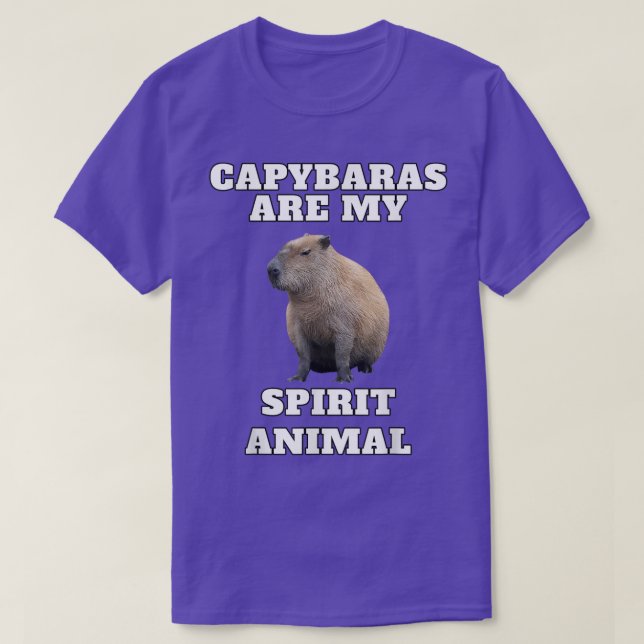 Camiseta Animal espiritual de Capibara (Diseño del anverso)