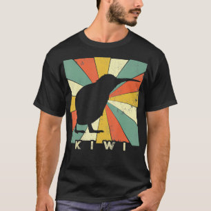 Camiseta Animal estilo retro de los amantes de las aves Kiw