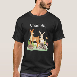 Camiseta Animal familiar conejo erizo Charlotte