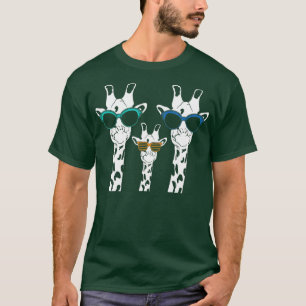 Camiseta Animal Family Cool Giraffe 