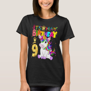 Camiseta Animal Fiesta de cumpleaños de Unicornio Universid
