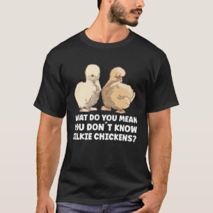 Camiseta Animal Gallina Seda Madre Pollo de seda chino