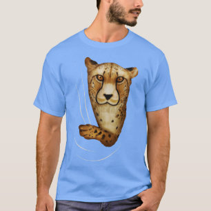 Camiseta Animal guepardo desde adentro