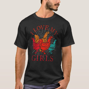 Camiseta Animal I Love My Chicas Chicken