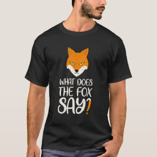 Camiseta Animal Lo Que El Zorro Dice Que El Meme De Los Zor