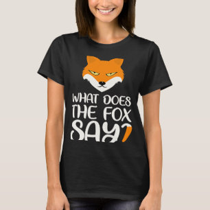 Camiseta Animal Lo que el zorro dice que el meme engaña