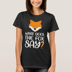 Camiseta Animal Lo que el zorro dice que el meme engaña