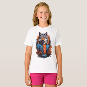 Camiseta Animal Lobo Salvaje