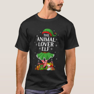 Camiseta Animal Lover Elf Christmas Family Elf Squad Xmas G