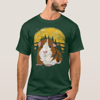 Camiseta Animal Lover Pet Owner Rodent Retro Guinea Pig 