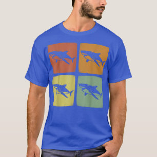 Camiseta Animal marino salvaje retro de tiburón marino vint