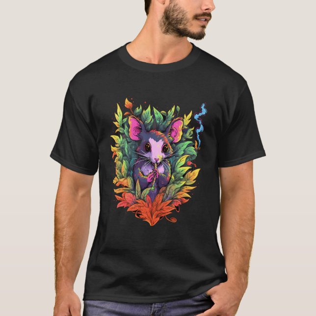 Camiseta Animal Marsupial de Possum Opossum (Anverso)