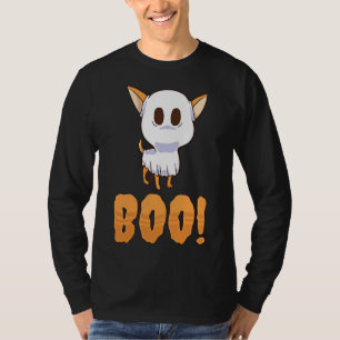 Camiseta Animal Mascota de perro fantasma Boo Chihuahua