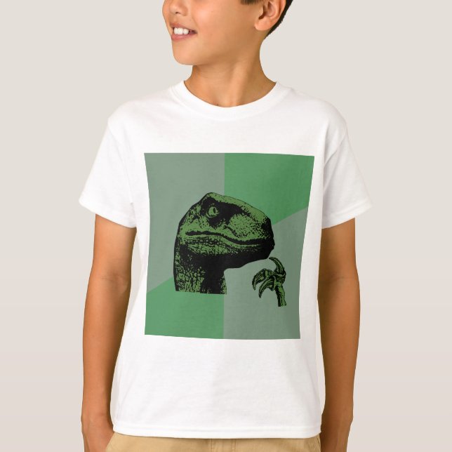 Camiseta Animal Meme del consejo del dinosaurio de (Anverso)