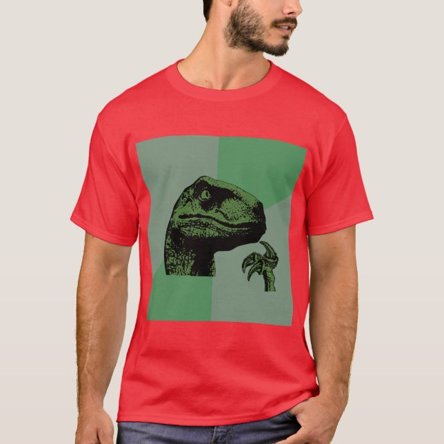 Camiseta Animal Meme del consejo del dinosaurio de (Anverso)