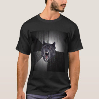 Camiseta Animal Meme del consejo del lobo de la locura