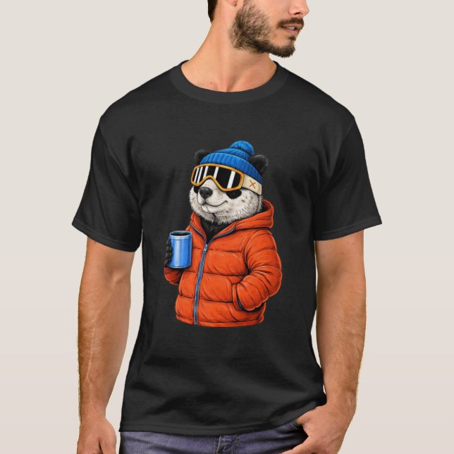 Camiseta Animal Motifs Panda Party Après Ski Shirt Skiing W (Anverso)