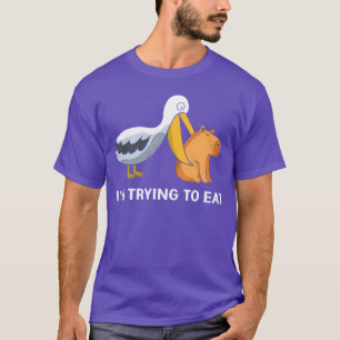 Camiseta Animal Pun Pelicanrieso Come Capybara vintage