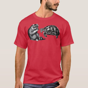 Camiseta Animal Racoon Turtle
