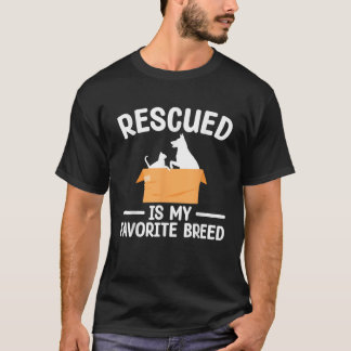 Camiseta Animal Rescue Art For Men Women Dog Cat Pet Rescue