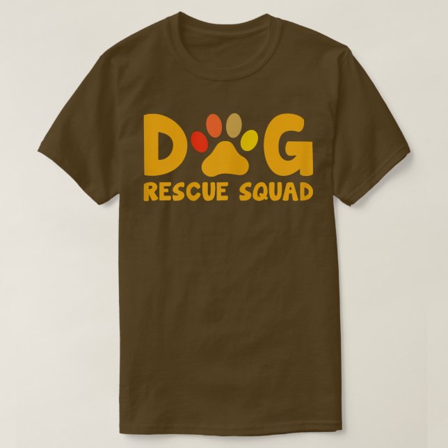 Camiseta Animal Rescue Cute Animal Shelter Dog Rescue Squad (Diseño del anverso)