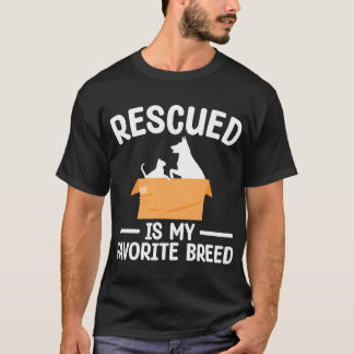 Camiseta Animal Rescue For Men Women Dog Cat Pet Rescuer