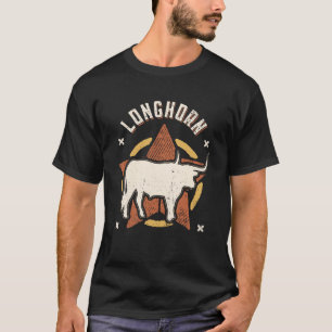 Camiseta Animal retro clásico de Longhorn Vintage