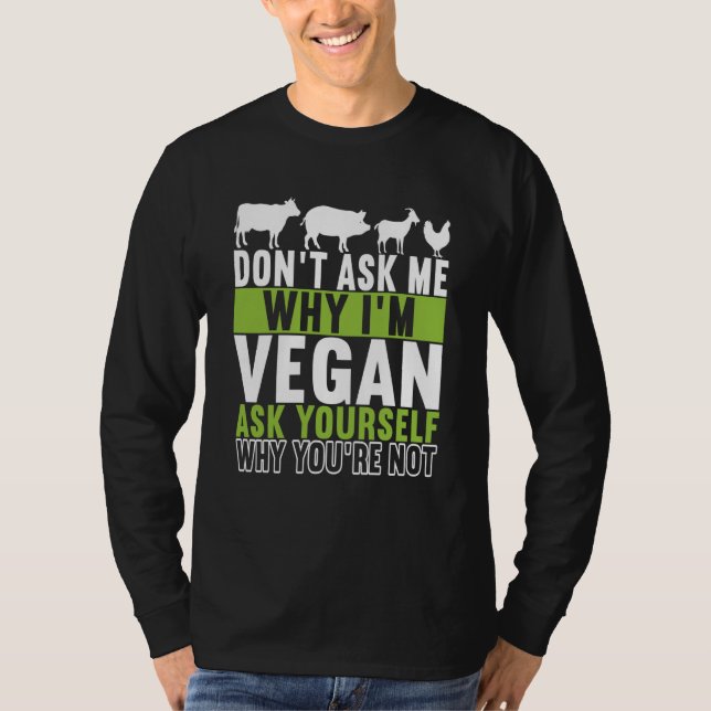 Camiseta Animal Rights Vegan Vegetarian  6 (Anverso)