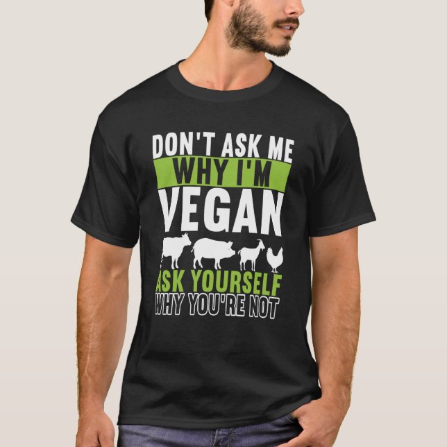 Camiseta Animal Rights Vegan Vegetarian  7 (Anverso)