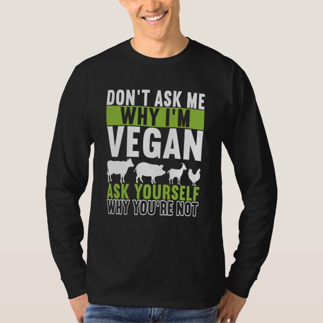 Camiseta Animal Rights Vegan Vegetarian  7 (Anverso)