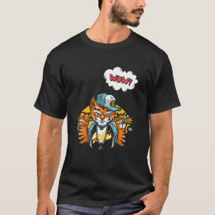 Camiseta Animal salvaje Ferocioso del tigre ruar