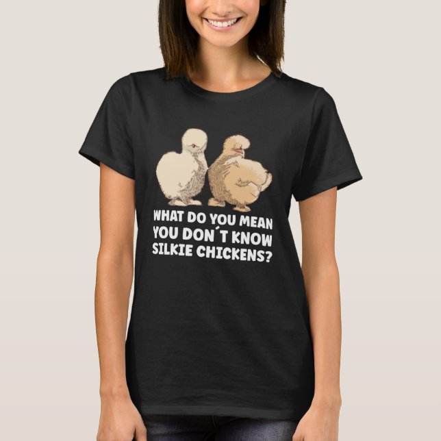 Camiseta Animal Silkie Chicken Mom Chinese Silk Chicken (Anverso)