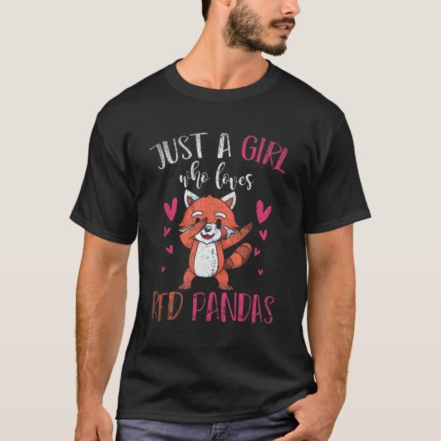 Camiseta Animal Solo A Who Love Red Panda (Anverso)