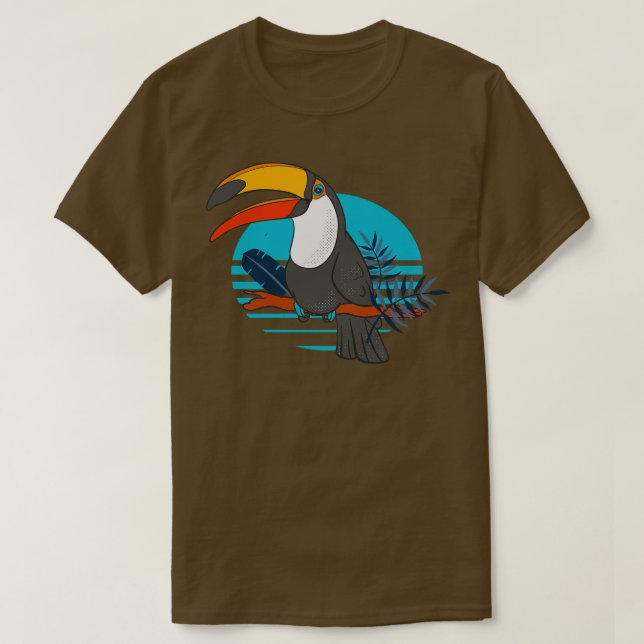 Camiseta Animal tropical de la Selva Tropical Turca (Diseño del anverso)