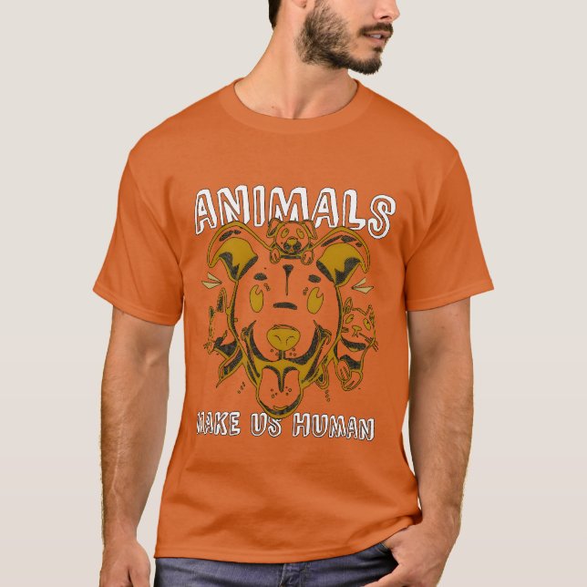 Camiseta Animal Ware Animals Makes Foster Animal Worker fri (Anverso)
