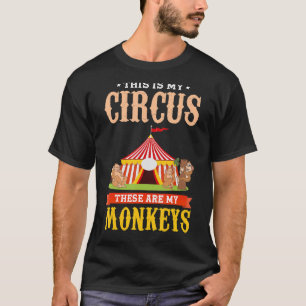 Camiseta Animal zoológico Este Es Mi Circo, Este Es Mi Mono