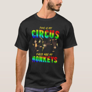 Camiseta Animal zoológico Este Es Mi Circo Estos Son Mis Mo