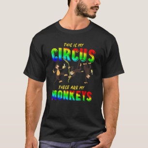 Camiseta Animal zoológico Este Es Mi Circo Estos Son Mis Mo