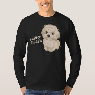 Camiseta Animales Abuelas Maltesas Diseñan Para El Carbón M