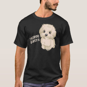 Camiseta Animales Abuelas Maltesas Diseñan Para El Carbón M